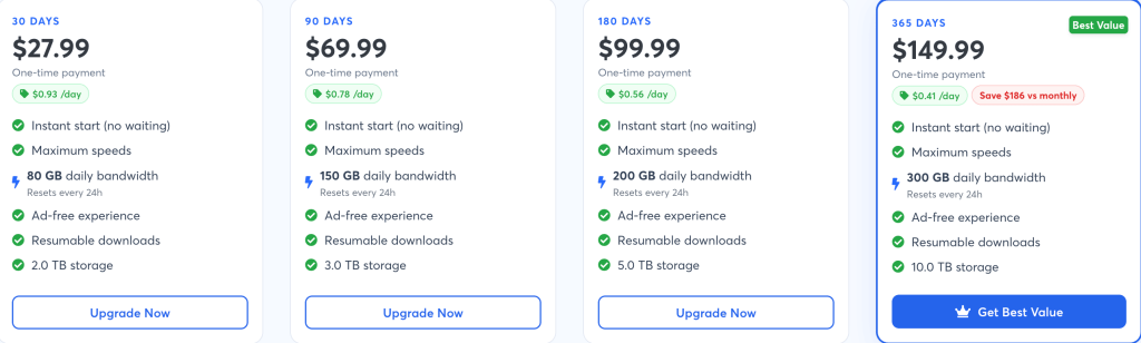 uploady premium pro plans
